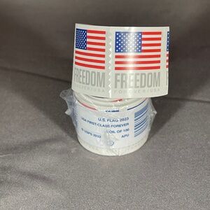 Roll Of 100 Forever Freedom Flag Stamps 2023
